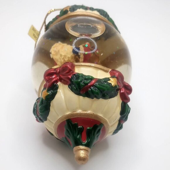 Kirkland Signature Santa Snow Water Globe Holiday Christmas Hanging Ornament 5" - Picture 5 of 12